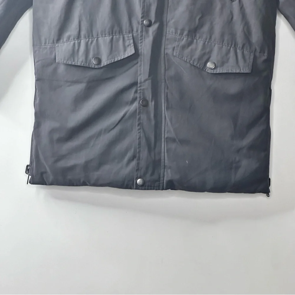 Dex Jacket Camo Junior Hooded Puffer Coat Reversible - Picture 9 of 13
